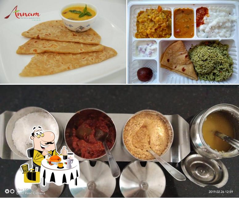 Food at Annam Home Cooked Veg Food