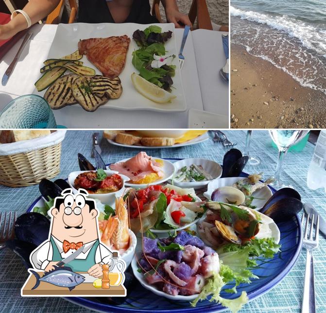 Salmone grigliato al Stabilimento Balneare Il Marinaio