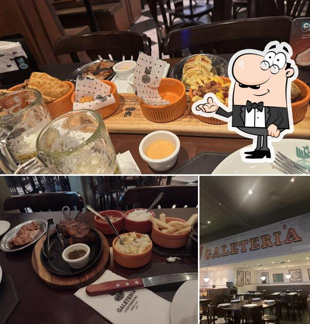 O Galeteria Continental se destaca pelo interior e comida