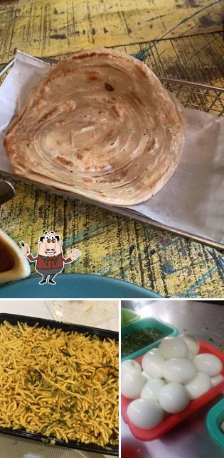 Meals at Andhra Kodi Pulao