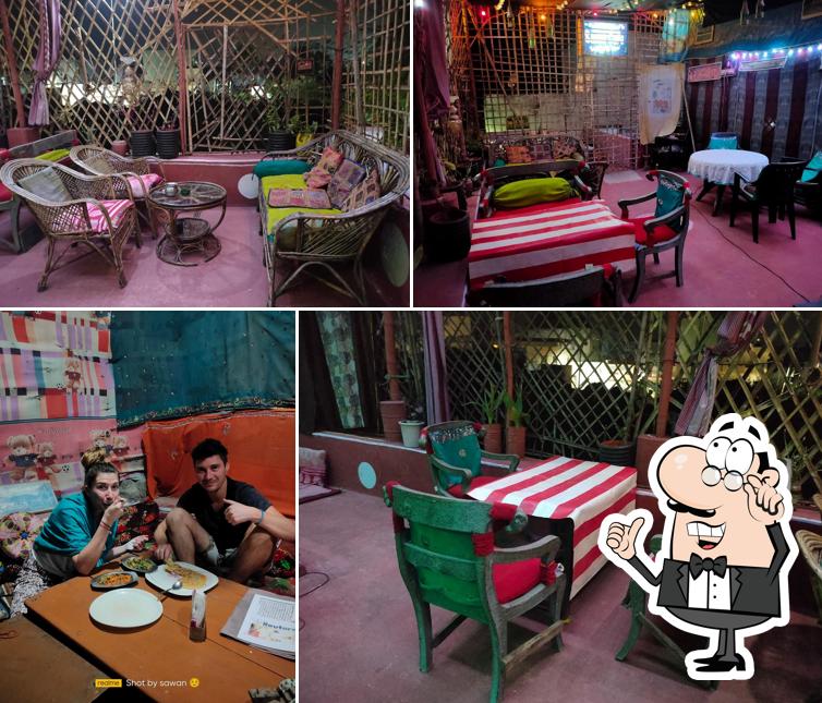 The interior of Sawan cafe