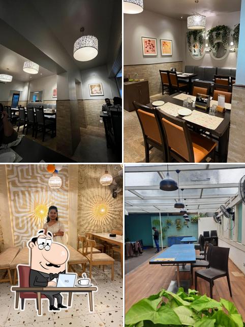 Check out how Saffron Vegetarian Cuisine looks inside