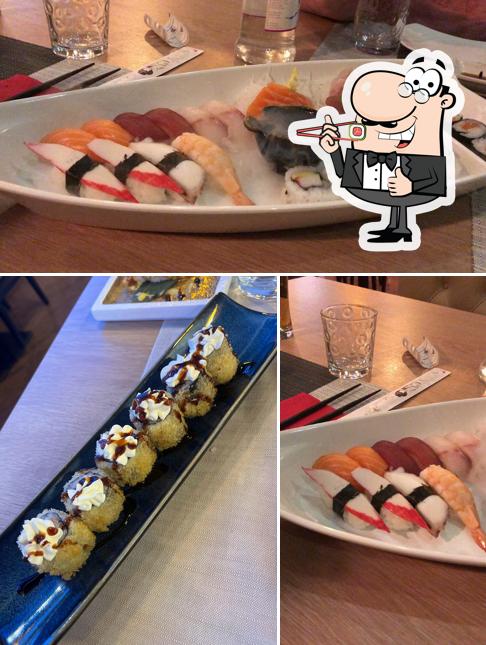 Scegli le diverse opzioni di sushi