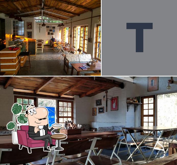 Take a seat at one of the tables at The Good Old Cafe