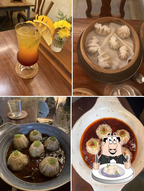 Dumplings at ANTHÉ Restaurant