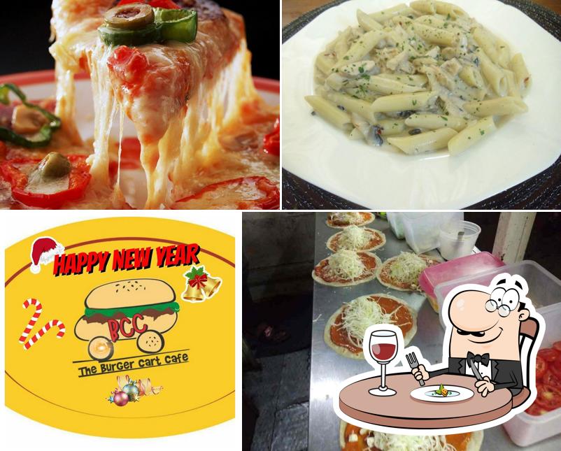 Food at The Burger Cart Cafe