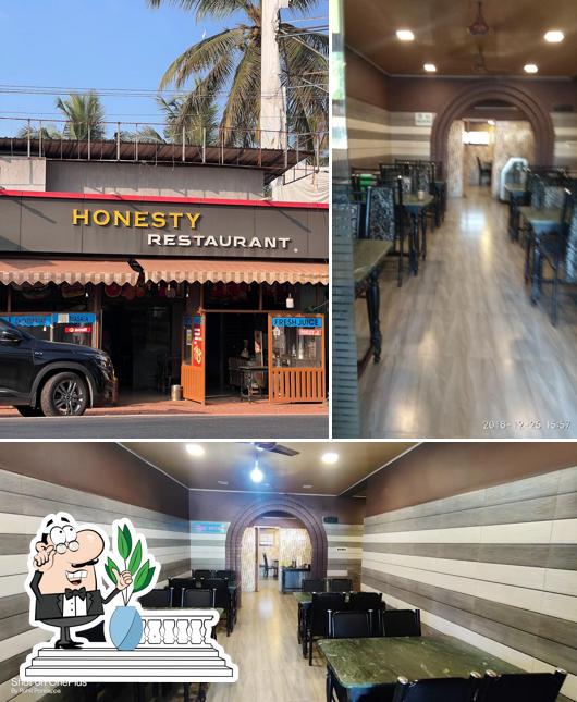 The exterior of Honesty restaurant