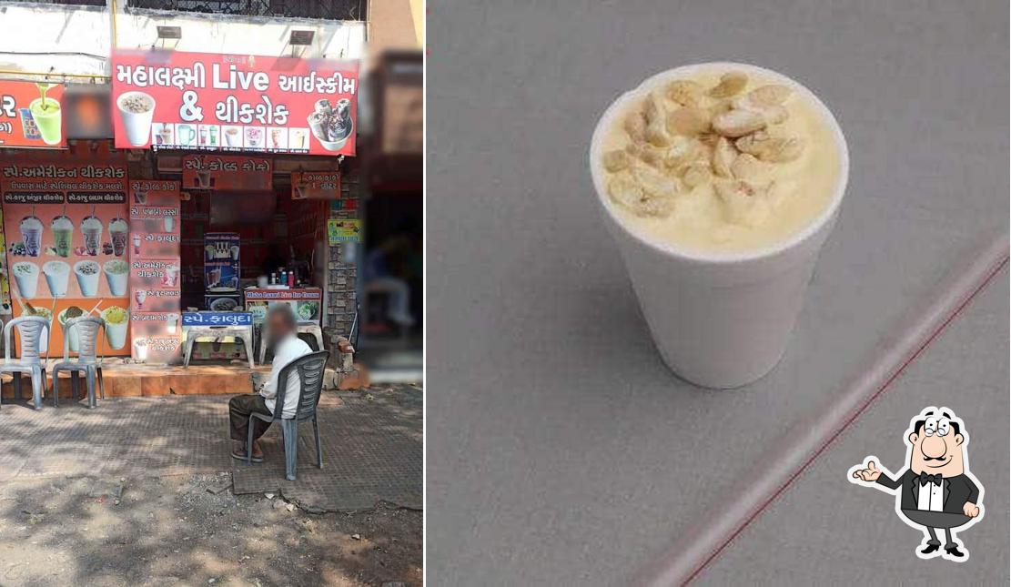 The interior of Maha Laxmi Live Ice Cream