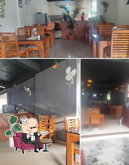 Take a seat at one of the tables at Siddiq Biriyani Factory