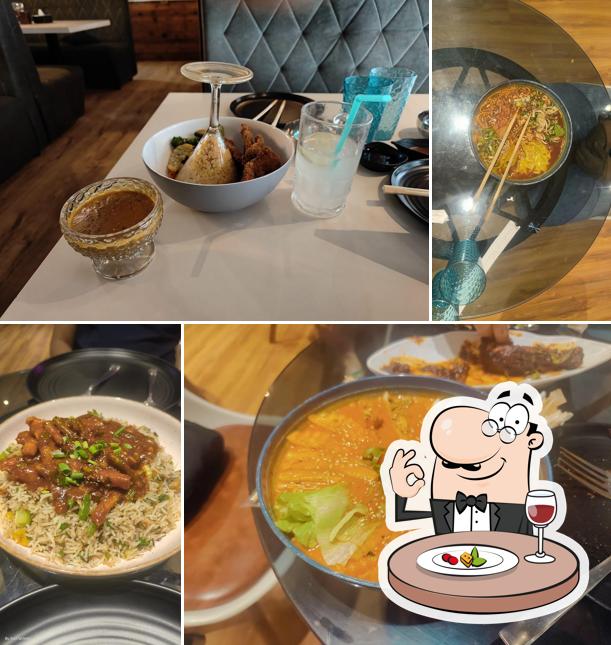 Food at Bang Tan Shefs Best Korean Restaurant Multi-cuisine Cafe Mira Road