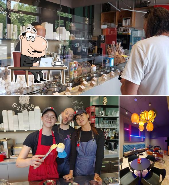 Dai un'occhiata agli interni di Gelateria Bianca
