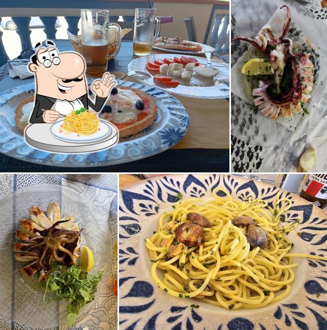 Spaghetti alla carbonara al Bar - Trattoria Moby Dick