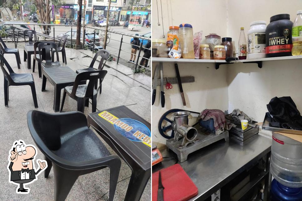 The interior of Maamoo Kebaab - Kebabs, Tikkas, Rolls, Biryani, and Korma