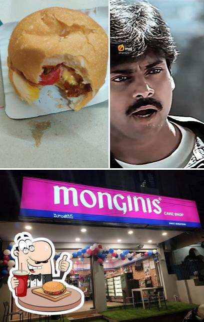 Order a burger at Monginis cake shop, Gopalpur