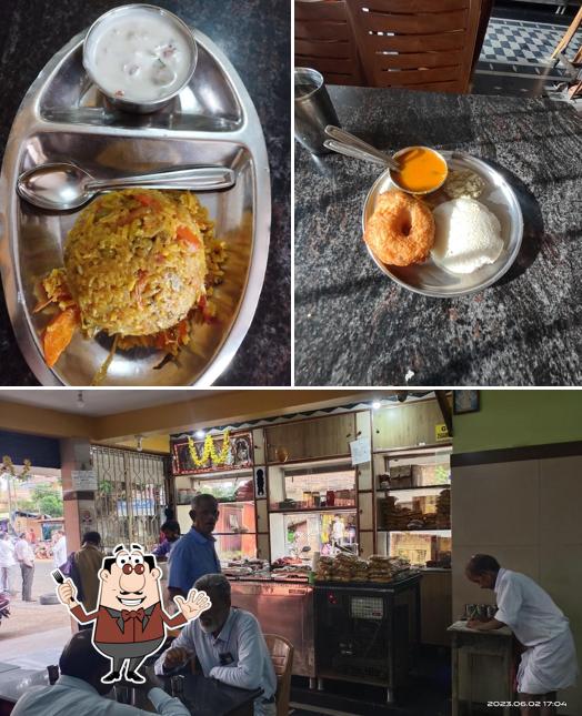 Among various things one can find food and interior at NEW COURT RESTAURANT