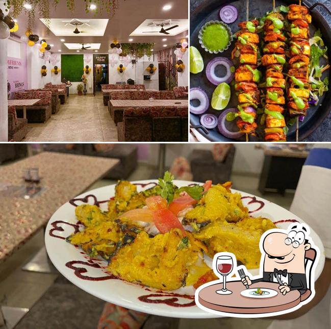 The restaurant's food and interior