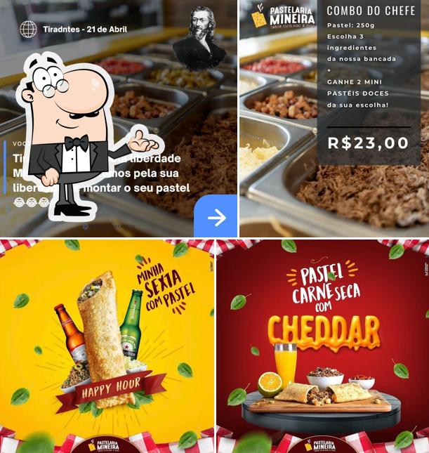 O interior do Pastelaria Mineira