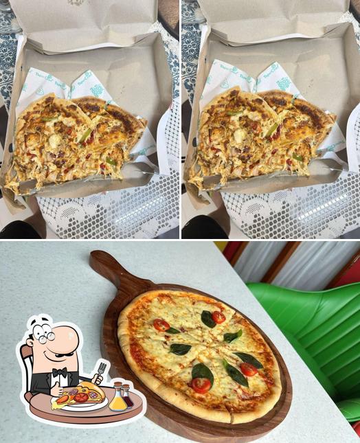 Try out pizza at Cheese Pull