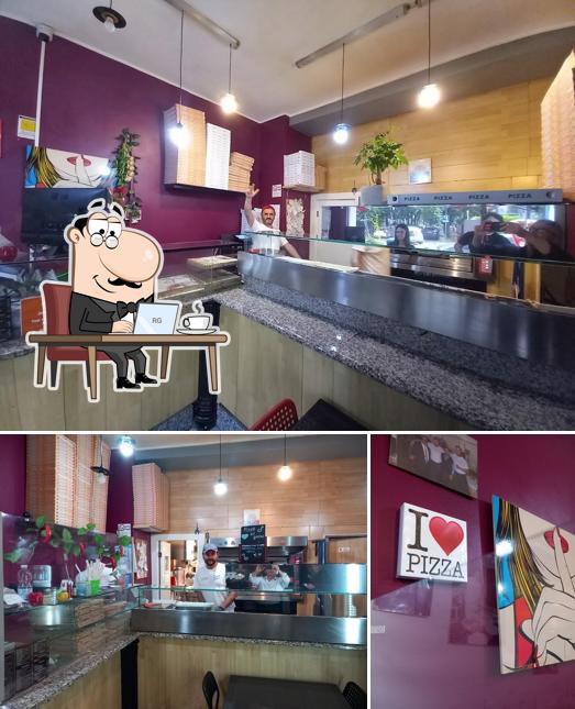 Gli interni di Pizzeria Al Volo Parma