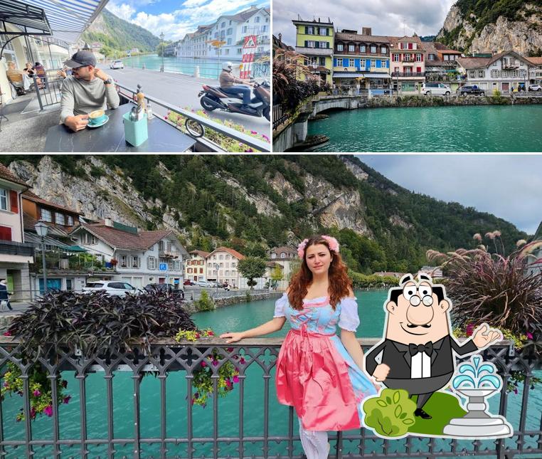 L'area esterna è una caratteristica importante di The Aarburg Hotel & Cafe