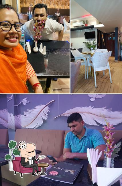 Take a seat at one of the tables at 2 Brothers