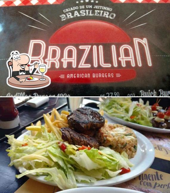 Comida em Brazilian American Burgers - Sudoeste
