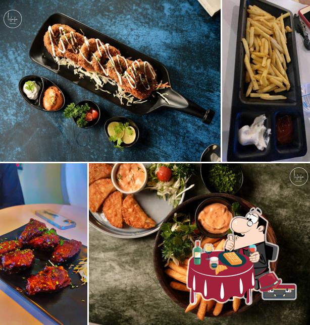 Waffles at lifafa cafe & bistro