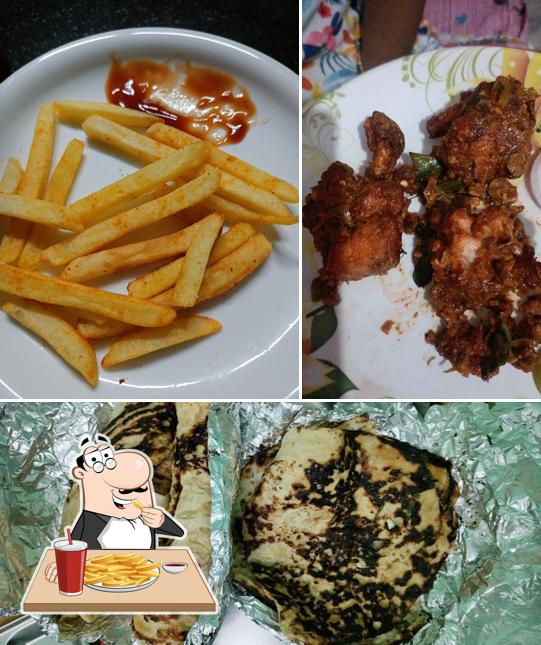 French fries at Kubera Family Restaurant