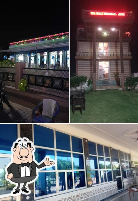 The restaurant's interior and exterior