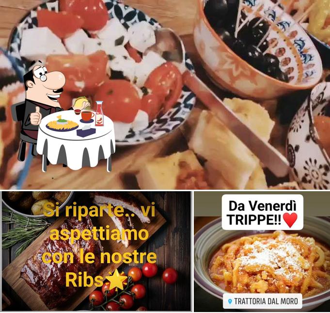 Piatto di formaggi al Trattoria dal Moro
