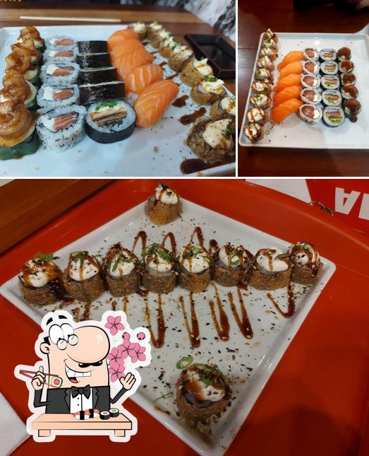 No Filadélfia Gastronomia, você pode tentar sushi