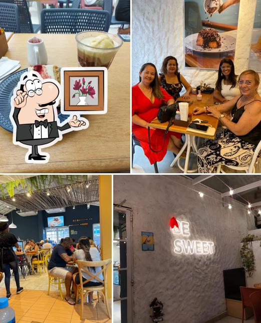 O interior do Carol Calazans Doceria - Praia Grande