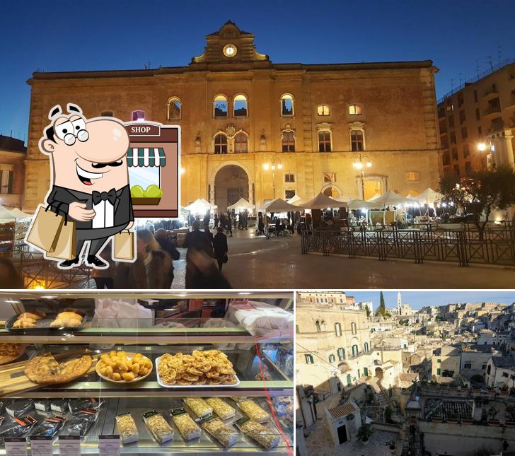 Tra le varie cose da Panificio Casa del Pane si possono trovare la esterno e cibo
