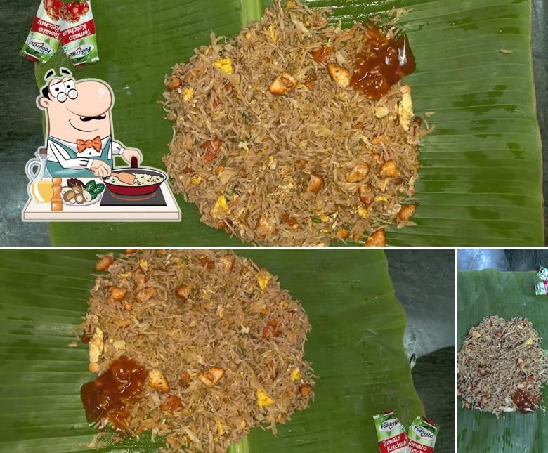 Fried rice at Rajeshwari Hotel -Non Veg