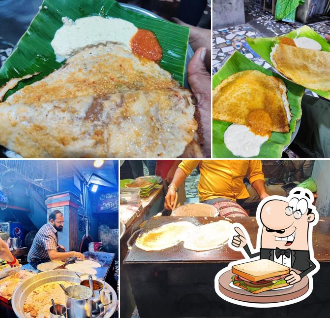 Grilled cheese sandwich at Sri Kamakshitai Hot Foods, Ghee Red Chilli Dosa