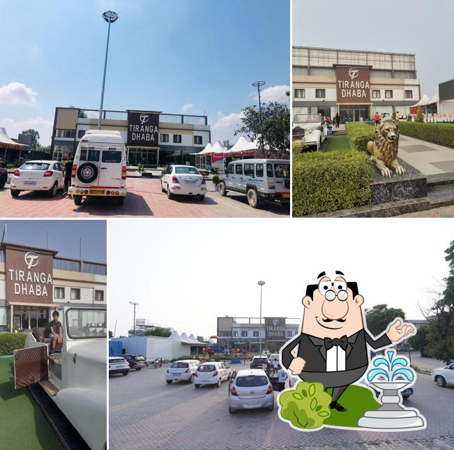 The exterior of Tiranga Dhaba