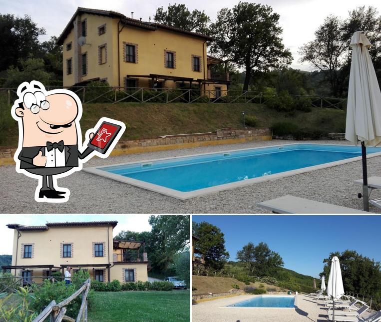 Goditi la vista dall'area esterna di Agriturismo Tre Querce Ristorante