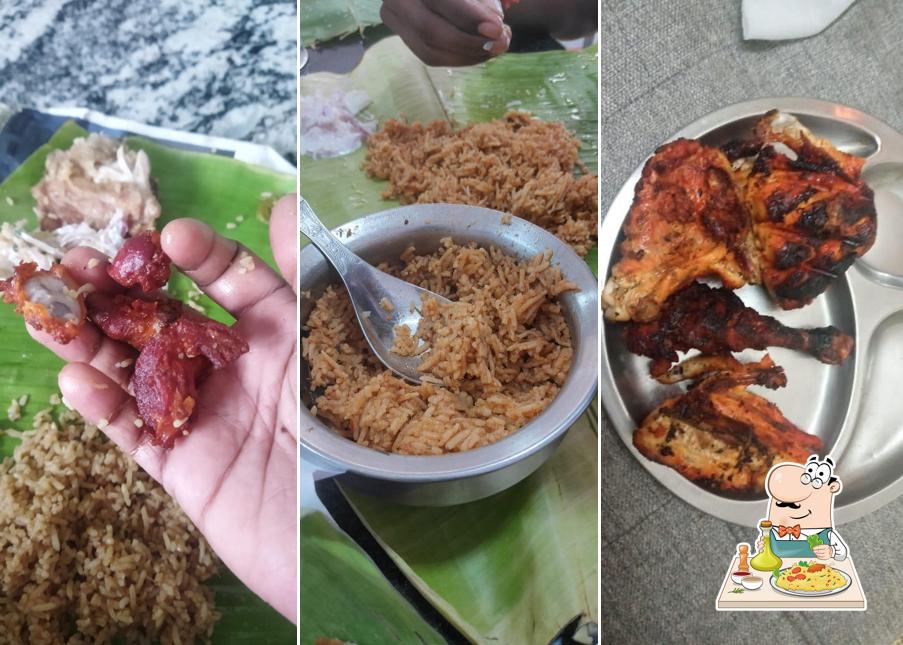Food at Karur Briyani center