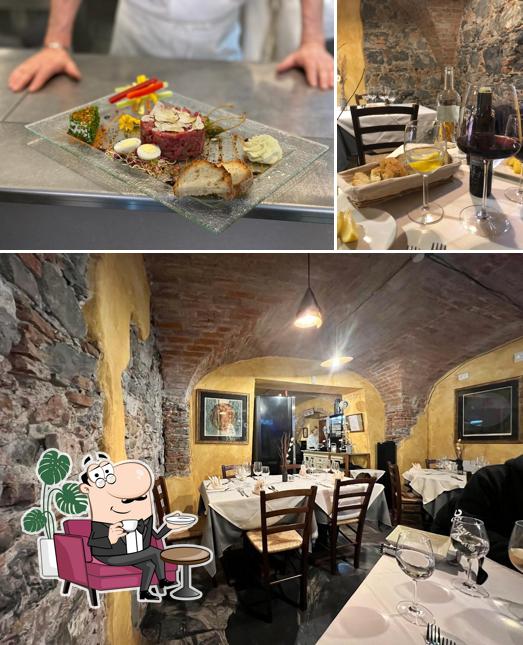 Dai un'occhiata agli interni di Hostaria da Nemo