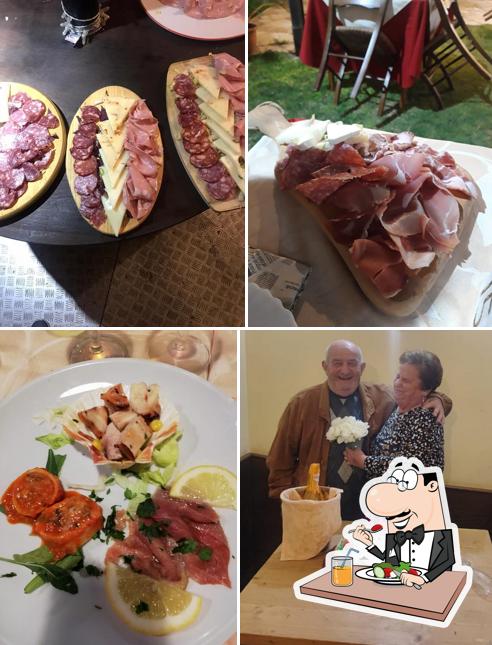 Platti al Ristorante Pizzeria Il Rifugio del Re