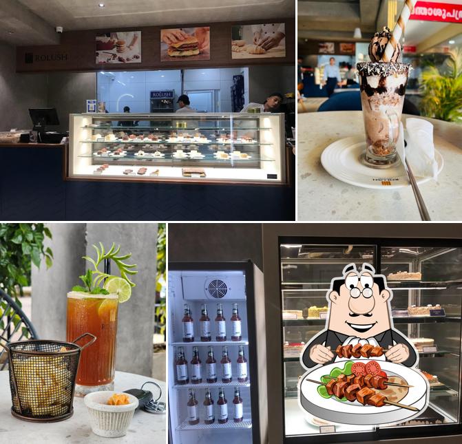 Meals at ROLUSH cafe pastries Taliparamba