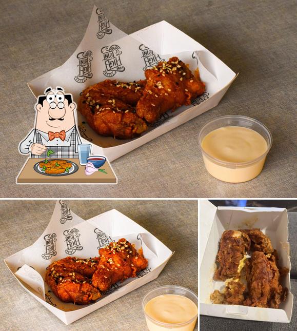 Chicken wings at The High Joint- Burgers