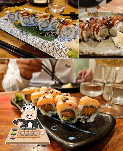 Ordina le diverse opzioni di sushi