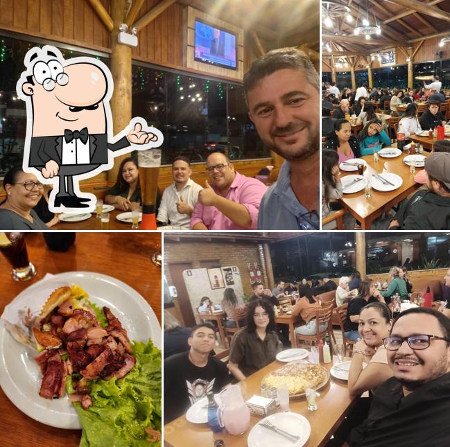 O interior do Varandão Lanches