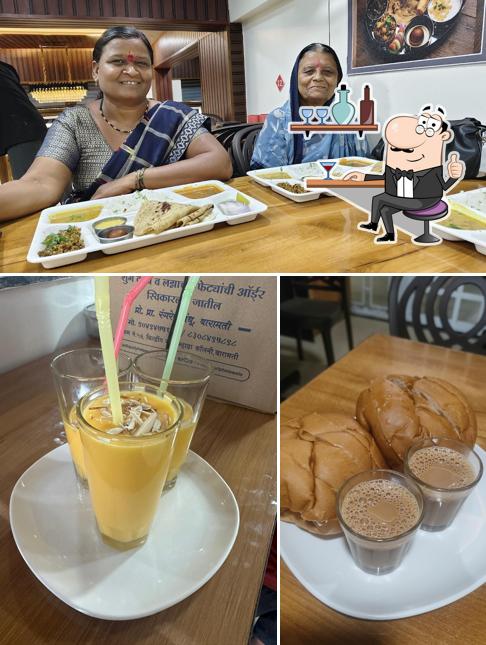 The picture of interior and beverage at ZAIKA CHAI AND RESTAURANT