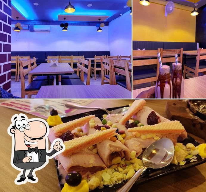 The interior of Tinkle Restro Cafe