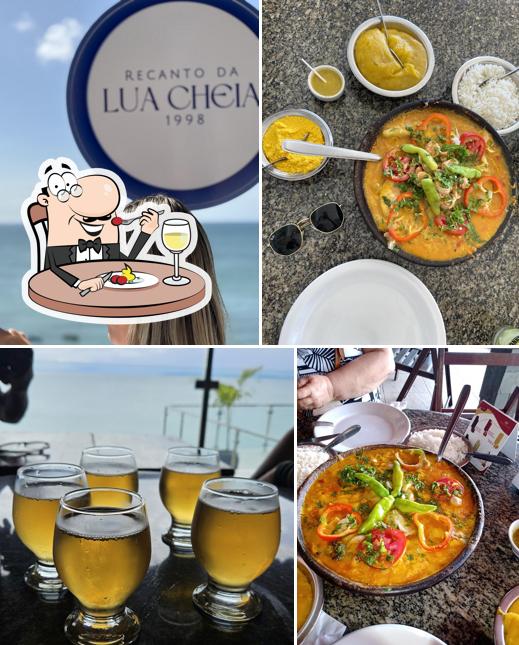 Comida em Bar Recanto da Lua Cheia