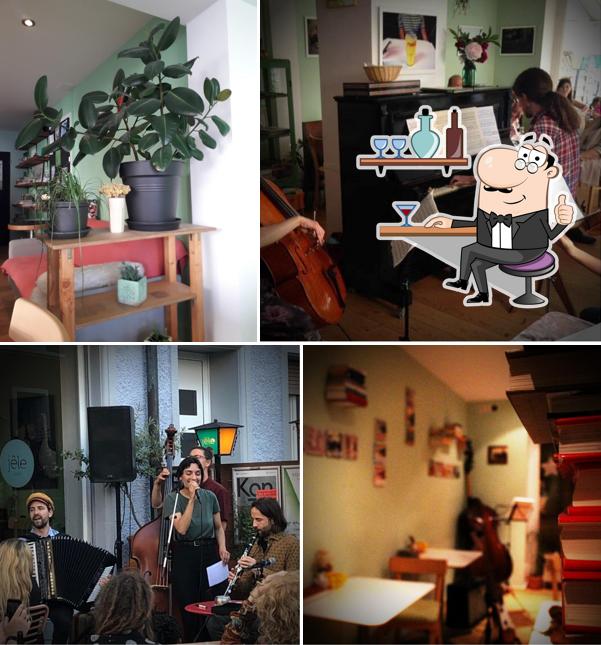 Gli interni di Jêle Café