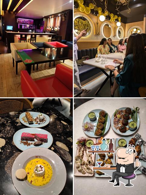 The interior of 60ML Sports Lounge & Bar