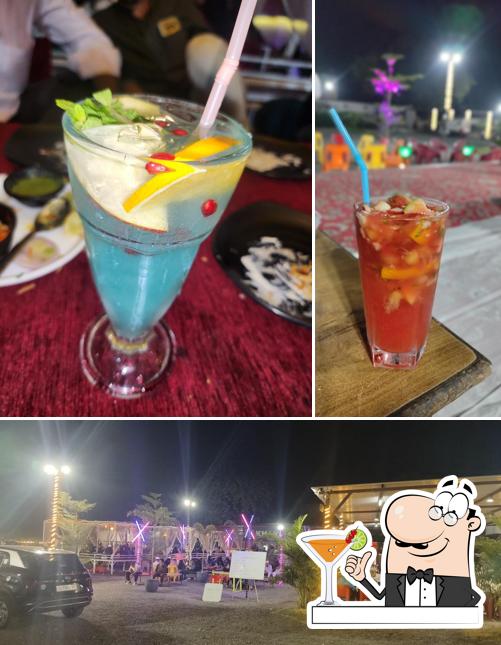 The photo of drink and exterior at Khan Sahab Flavours Of India